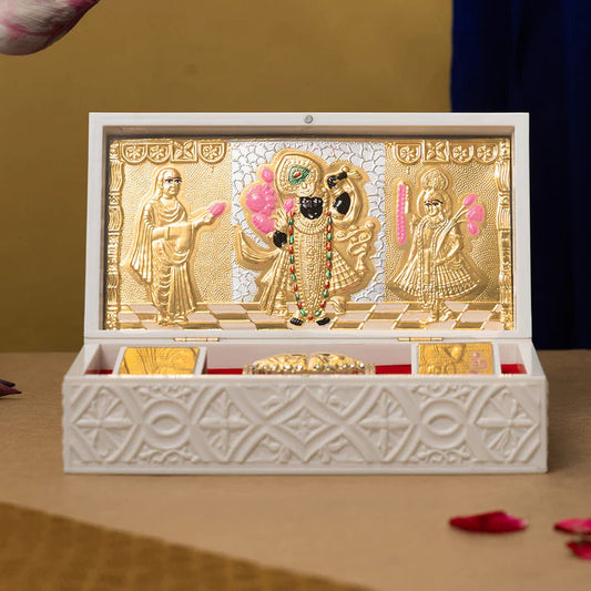 Shreenathji Pocket Temple - Gold Coated (Big) Nakshatra one